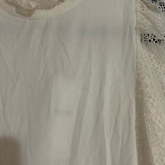 ME+EM Cream Ruffled Ribbed Long Sleeve Blouse - Picture 4 of 8